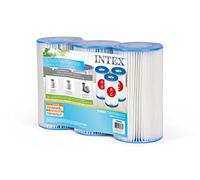 Intex Lot de 3 Cartouches filtrantes Type A pour piscines