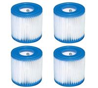 Intex Lot de 4 cartouches filtrantes de rechange pour piscine type H - 29007P