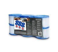 INTEX Cartouche filtrante S1 pour spas PureSpa lot de 6 pieces 29011