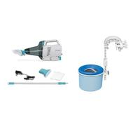Intex Manual Pool Vacuum with Rechargeable Battery One Size & Skimmer de Surface Deluxe pour autostable ou Tubulaire