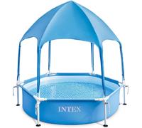 INTEX METAL FRAME CANOPY Piscine avec auvent 183 x 38 cm 28209NP