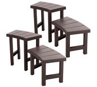 Intex 55096 Hot Tub Bench 4 Units Marron 62 x 37 x 42/62 x 37 x 60 cm