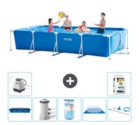 Intex Piscine à cadre rectangulaire