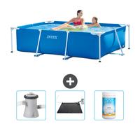Intex Piscine à cadre rectangulaire