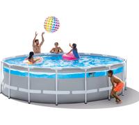 Intex Piscine Frame Prism Premium Clearview Ø 488 x 122 cm - 1 pcs
