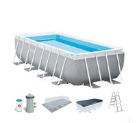 Intex Piscine hors-sol Prism Frame rectangulaire 488×244×107 cm Filtration 220-240V 26792NP