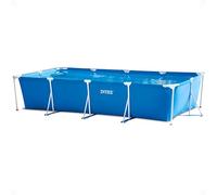 Intex Pools Piscine tubulaire Metal Frame Junior 128273NP rectangulaire 450×220×84 cm