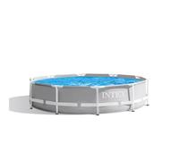 Intex Pools Piscine hors-sol ronde Prisma Frame 305 x 76 cm Gris