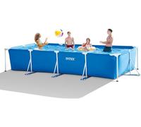 Intex Piscine rectangulaire avec cadre en métal de 3 m x 2 m / Pataugeoire