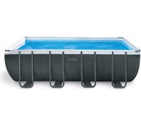 Intex Piscine Ultra XTR Rectangulaire 549 x 274 x 132 cm - Ensemble avec piscine, filtre à sable SX1500GN, raccords, échelle de sécurité, bâche et tapis de sol