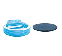 Intex piscinette Aqua + Banc & bâche Protection pour Piscine autoportante 2m44