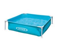 Intex piscinette Metal acidulée carrée Turquoise