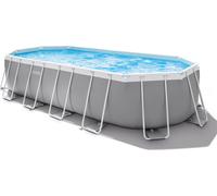 INTEX PRISM FRAME Piscine ovale 610 × 305 × 122 cm avec filtration 220-240V 26798NP