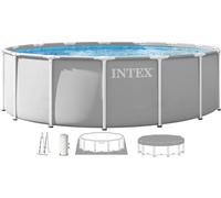 INTEX PRISM FRAME Piscine ronde 457 × 122 cm avec filtration a cartouche 220-240V 26726ND