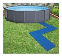 Intex Protecteurs de sol pour piscine 8 pcs 50x50 cm blue, tapis de sol de piscine, tapis de protection de sol de piscine G