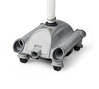 Nettoyeur de piscine automatique Intex 28001E, conçu pour les piscines hors sol. Aspirateur à aspiration latérale avec un tuyau de 6,8 mètres, compatible uniquement avec un raccord de 3,8 cm de long