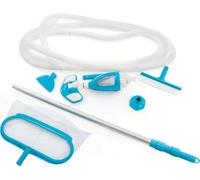 Intex Pools – Kit de nettoyage Deluxe 28003 – aspirateur, épuisette, brosse – Bleu
