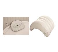 INTEX-Siège Pure Spa & Appui-t?te PureSpa gonflable 39 x 30 x 23 cm Beige