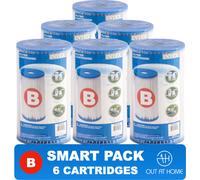 Intex SMART PACK 6 pc. Cartouche Filtrante Type B