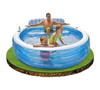 Intex Swim Center Infalatbale Family Lounge Pool with built in Bench | 57190EP