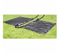 Intex Tapis chauffant solaire 2 pcs PVC 1,2x1,2 m Noir 273825