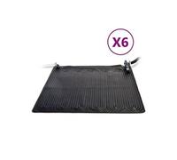 INTEX 28685 : Assiettes solaires pour piscine, 6 pièces, dimensions 1,2 x 1,2 m, pour piscine de 30280 litres, en PVC