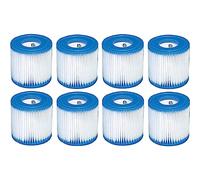 Intex Type H Easy Set Lot de 8 cartouches filtrantes de rechange pour piscines