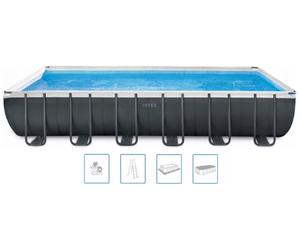 INTEX Ultra Rectangular Frame Pools Set Piscine 975 x 488 x 132 cm 26374GN