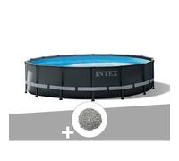 Pack piscine tubulaire Ultra XTR Frame ronde 4,88 x 1,22 m + 20 kg de zéolite