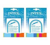 INTEX Wet Set Lot de 12 patchs adhésifs en vinyle pour réparation de tube de piscine
