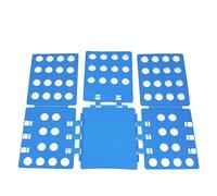 INTIRILIFE Planche pratique pour le pliage du linge Aide au pliage des vêtements en bleu - 67,5 x 58 cm - Pour plier les vêtements rapidement et facilement, même pour les mains inexpérimentées