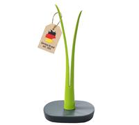 Intirilife Porte-Rouleaux de Cuisine Aspect Feuille - Porte-Rouleaux de Cuisine, sur Pied, antidérapant, Hauteur 32,5 cm, en Vert