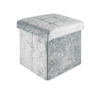 Siège tabouret Pouf pliable 30x30x30 cm Cube de rangement Boîte de rangement