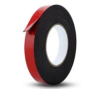 Intirilife Ruban Mousse Double Face Noir - Taille: 15mmx30m - Ruban de Montage Ruban Haute Performance Ruban résistant Extra Fort