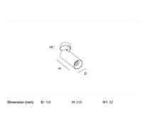 Intra Lighting Tubes C 100 déco 2350 LM 28 W 940 pour 36° 13052044201