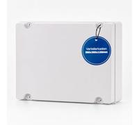 Intratec Coffret de Distribution en Saillie Gris - Boîtier Électrique Extérieur Étanche IP65 pour Maison & Pro - Installation Simple - Coffret Vide avec Vis Charnières - 380 × 300 × 120 mm
