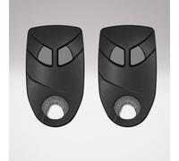 INTRATONE - Lot de 2 télécommandes 2 canaux - Référence 09-0101 + 1 porte-clés DOMOBIP offert - ATTENTION : Cette télécommande n'est pas programmable par des particuliers.