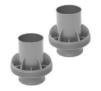 Introti Lot de 2 adaptateurs de tuyau de piscine hors sol résistants à l'usure pour chlorinateur de saumure 58392 - Adaptateur de rechange de 38 mm pour améliorer l'efficacité de filtration