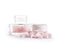 Inu! par VitaJuwel Crystal Jar | Harmony ++ Verre avec des pierres précieuses pour préparer les élixirs de cristal ++ Quartz Rose