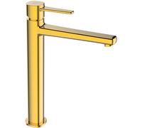 Invena Glamour mitigeur de lavabo sur pied doré BU-02-W09