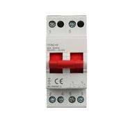 Inverseur 2 pôles/3 pôles 40A/63A 50/60Hz interrupteur de déconnexion disjoncteur de charge disjoncteur de sécurité résidentiel Protéger les équipements électriques(YCBZ-40 40A,1P)