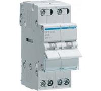 Hager Inverseur modulaire SFT240 – 2 pôles – 40 A – Blanc