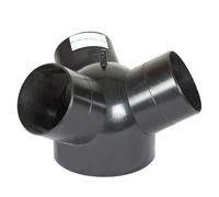 Inverseur 3 voies pour tuyau d'aspiration des copeaux 150-3x100 mm Holzmann