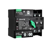 Inverseur ATS Auto/Manuel monophasé 2P 100A 220V rail DIN