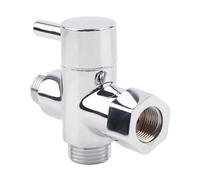 Inverseur de bras de douche, vanne de dérivation de douche à 3 voies, adaptateur de pomme de douche pour ordinateur portable pour pièce de (Distributeur d'eau 3/8 D)