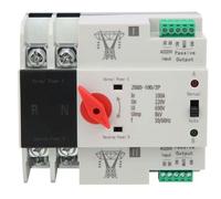 Inverseur de source automatique - KCVV - Installation sur rail DIN - 220V, 100A - Fréquence AC 50-60Hz
