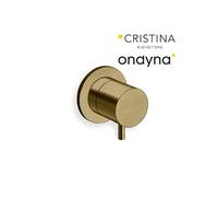 Inverseur encastré complet 2 sorties vieux bronze mat TRIVERDE - Cristina Ondyna TV68393
