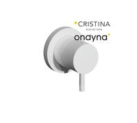 Inverseur triverde encastre complet 2 sorties whitemat - CRISTINA ONDYNA TV68324