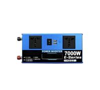 Inverter Convertisseur Kit Système Solaire 7000W avec Panneau 300W + Contrôleur 100A + Onduleur 12V/24V À 110V/220V pour Maison/RV/Camping(Only Inverter 220V)