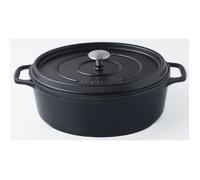INVICTA Cocotte ovale - Ø 35 cm - Noir - Tous feux dont induction